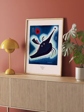 Kandinsky Pointy Black - Art Print